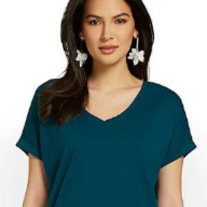 NY&C V-Neck Perfect Tee Dress- XS (runs larger)